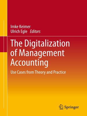 cover image of The Digitalization of Management Accounting